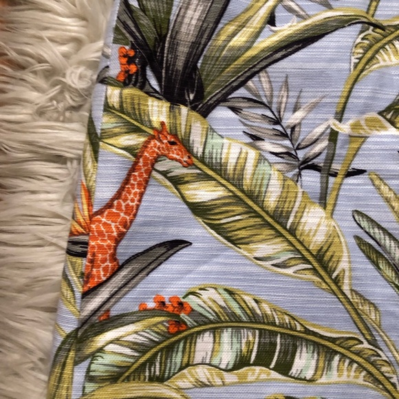 Ann Taylor Exotic Novelty Tropical Animal Floral Blue Green Orange Mini Skirt 6 - Picture 4 of 8